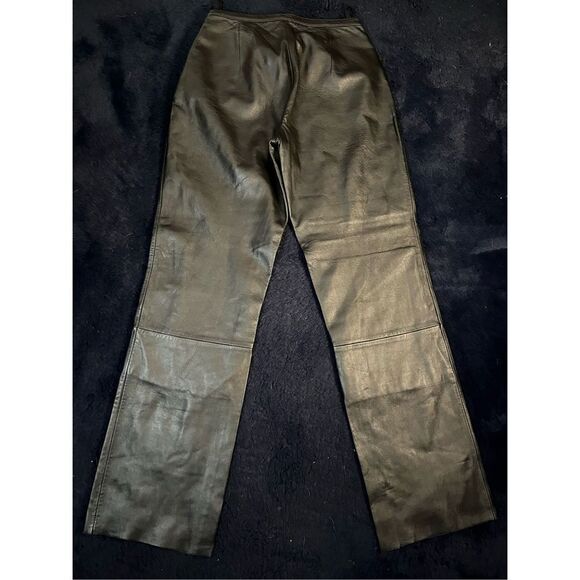 Wilson’s Leather Pelle Studio Motorcycle Womens Pants Sz 6 B8 - Picture 2 of 9
